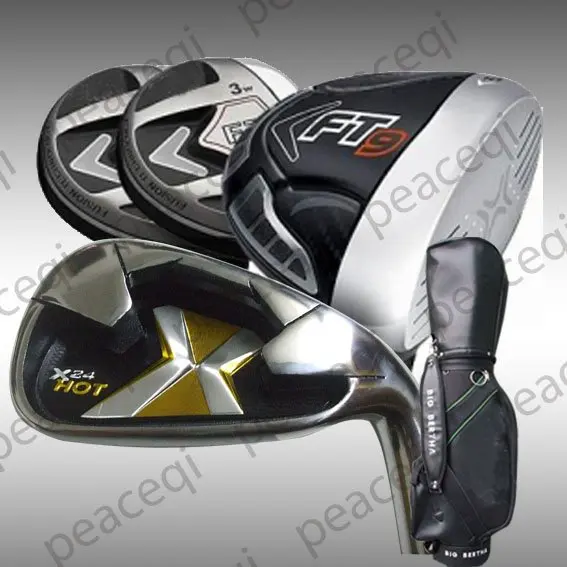 FT 9 complete Club sets New FT9 driver+FT wood + X24 HOT irons sets