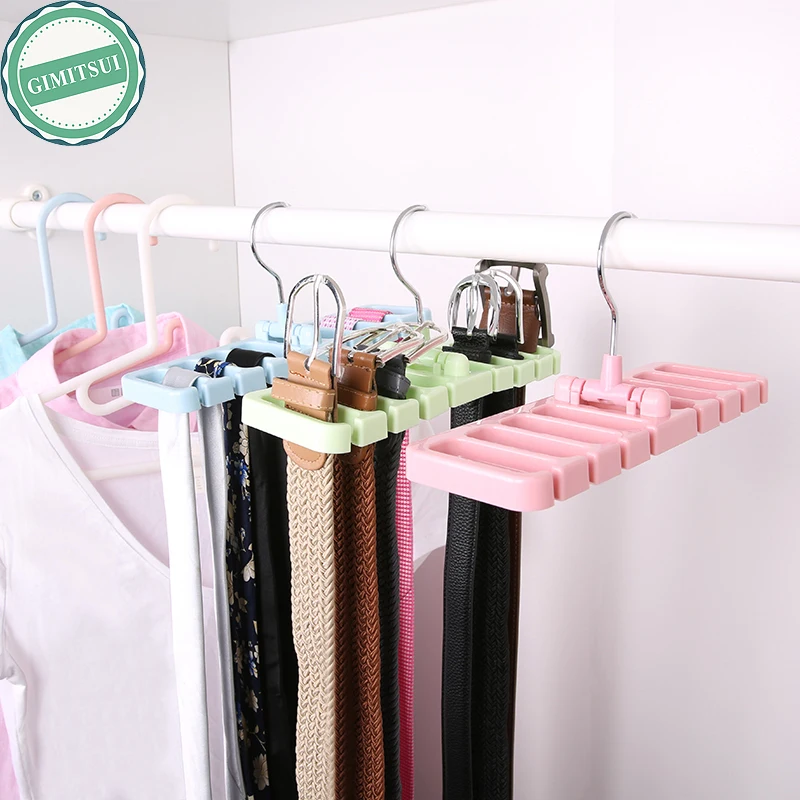 Buy 8 Holes Plastic Belt Hanger Accessory Rack Closet