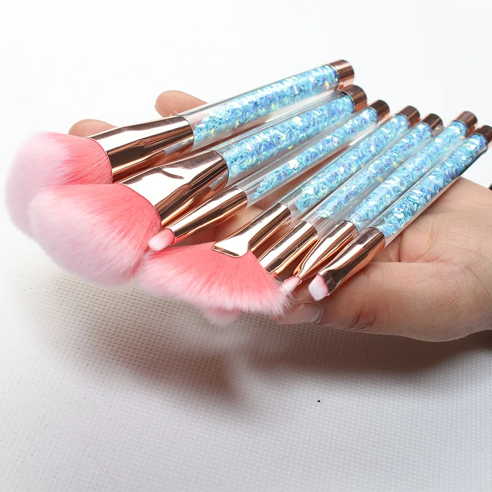 Набор кистей для макияжа из нейлона 7 шт.|7pcs makeup brushes|7pcs makeupmakeup brush set 7pcs |