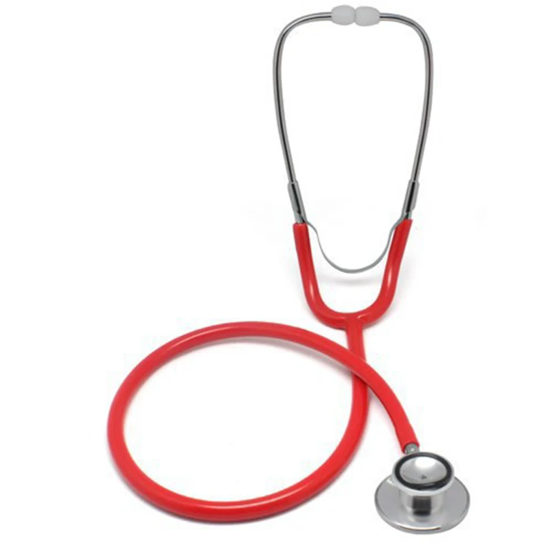 Профессиональный одноголовый медицинский кардиологический милый стетоскоп EMT для доктора медсестры ветеринар студенческий комод медицинские устройства - Цвет: red