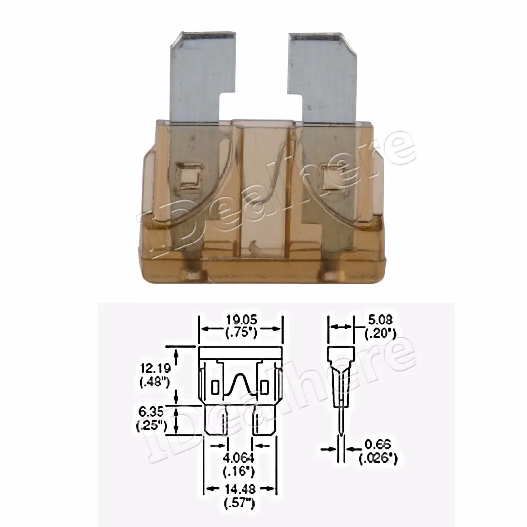 New Arrival For Auto Car Truck Boat 10pcs 7.5A Color Coded Standard Blade Assortment Fuses
