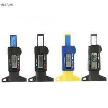 Цифровой светодиодный Автомобильный глубины протектора шины тестер Датчик метр Авто колеса диагностический инструмент измерения толщиномер для краски автомобиля