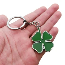 Автомобильный Стайлинг четырехлистный клевер логотип автомобильный брелок цепочки кольца для ключей для Alfa Romeo 159 147 156 giulia mito stelvio GT автомобильные аксессуары