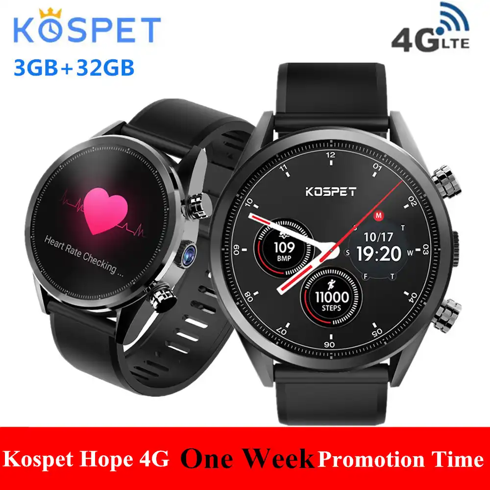 kospet hope 4g smartwatch phone android 7.1