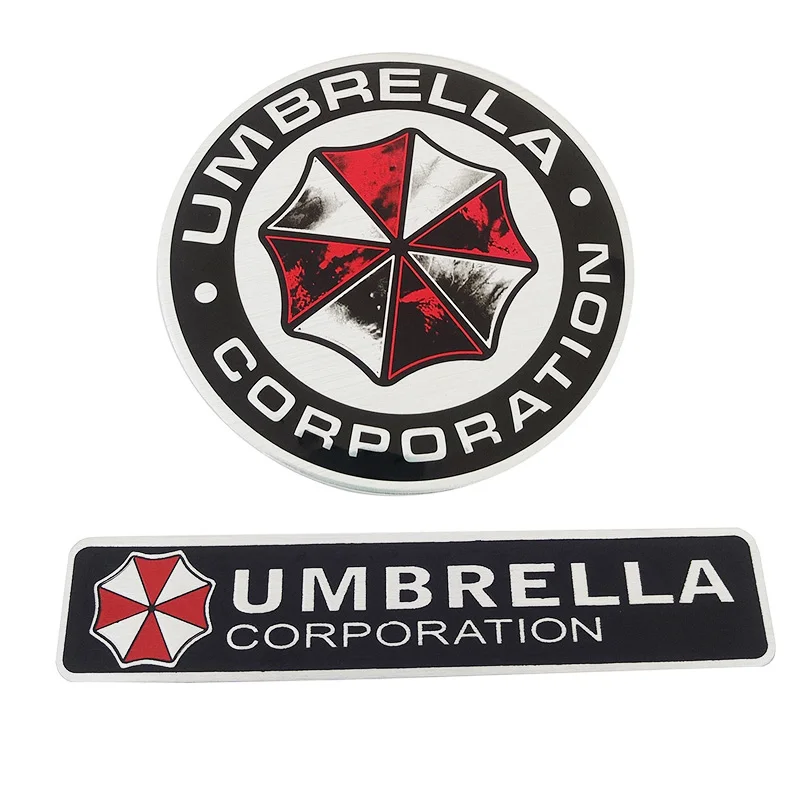 3D Stickers Aluminum Umbrella Corporation Car Sticker and Decals 2