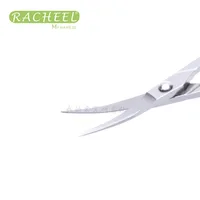 2pcs Different Size Pro Eyebrow Eyelash Scissors Straight and angle  Makeup Scissors Eyelash Extension Tool 2