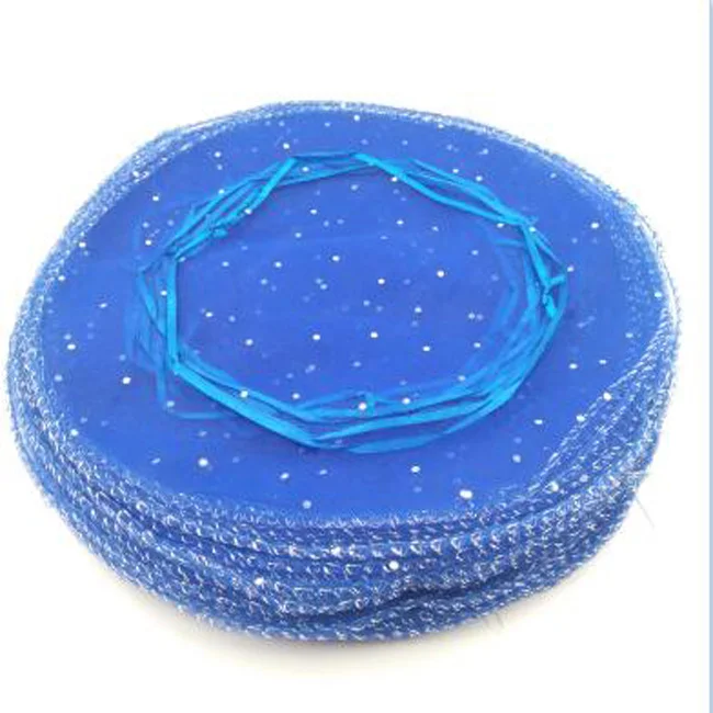 

1000pcs Diameter 26cm 35 40cm Drawable White Round Organza Bags Favor Wedding Christmas Gift Bag Jewelry Packaging Bags Pouches