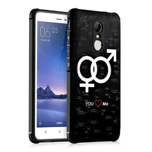 Xiaomi redmi note 4 case cover антидетонационных силиконовые 3d рельефной печати tpu soft case для xiaomi redmi note 3 pro телефон случаях Shell