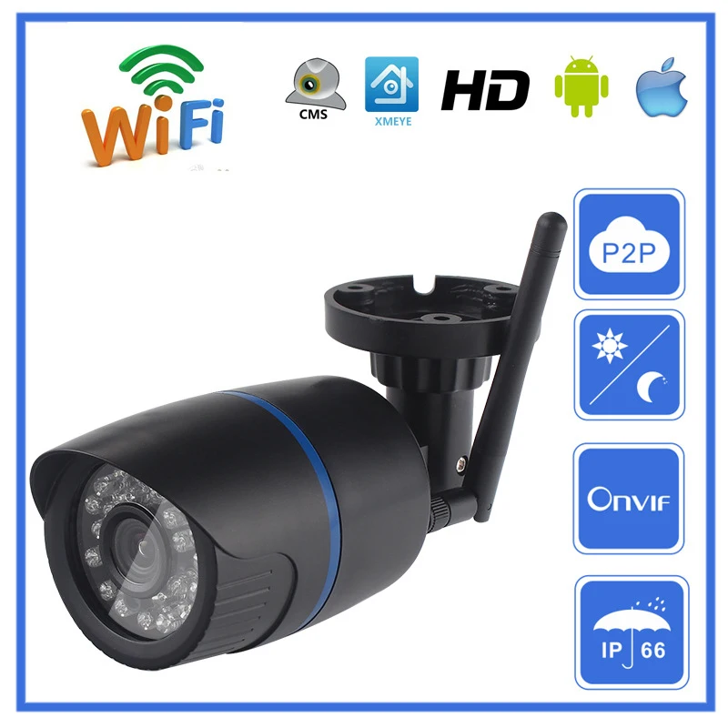 Fealushon iCSee XMEye 1080P Водонепроницаемая наружная ip камера WiFi беспроводная