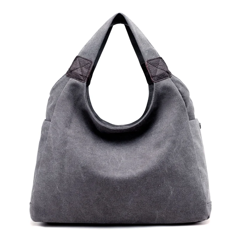 

New Women Bag Canvas Handbags Shoulder Bags High Quality Ladies Tote Female Large Capacity Leisure Travel Beach Bag Bolsos Mujer