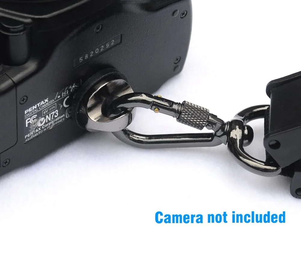 Quick Release Trigger Snap Hook Ring Carabiner with Screw Lock for DSLR