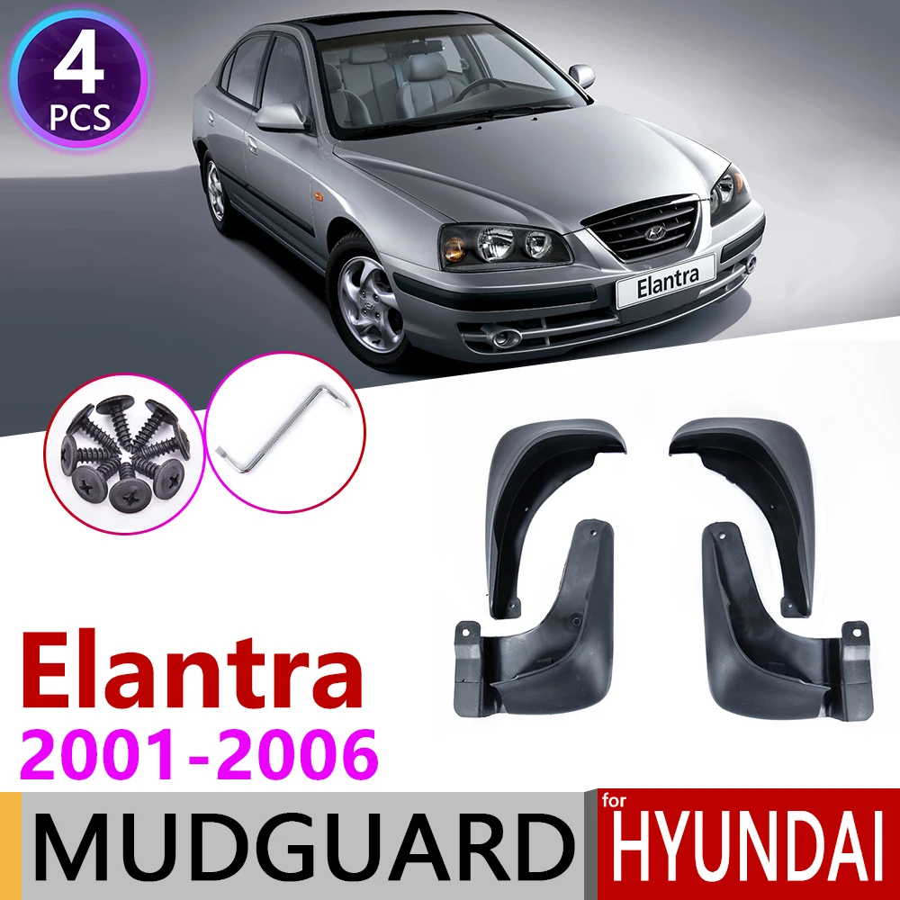 Для hyundai Elantra 2001~ 2006 XD Брызговики аксессуары 2002 2003 2004 2005