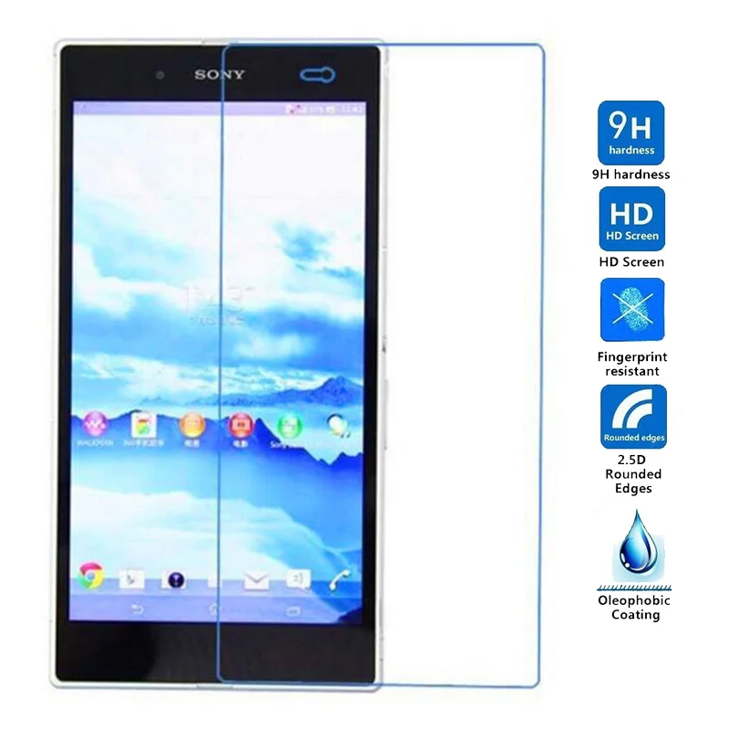 2 шт закаленное стекло для sony Xperia Z Ultra XL39H C6833 C6806 L4 Защитная пленка для экрана для sony XL39H стекло - Цвет: Прозрачный