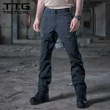 IX9 тактический БДУ быстрое высыхание брюки мужчины городской Мульти-карман боя брюки армии сват обучение спортивные брюки