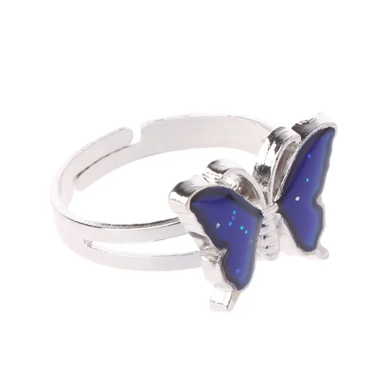 

Magic Butterfly Color Change Mood Ring Emotion Feeling Temperature Rings Jewelry