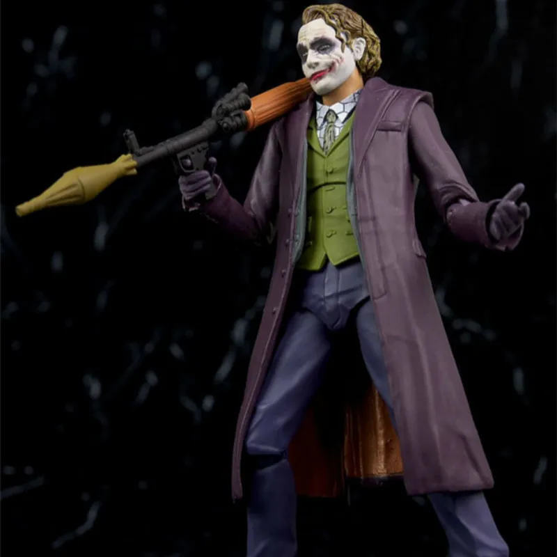 

SHF Clown DC Gogues Gallery Joker Twoface Batman Anime Figure Action & Toy Figures Pvc Model Collection Box The New Listing
