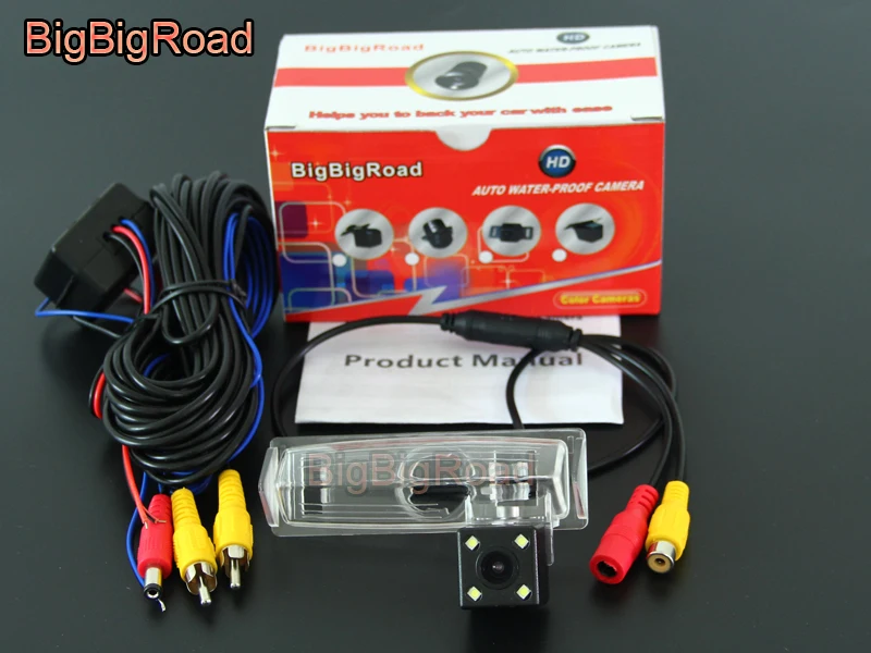 BigBigRoad Car Rear View Camera For Mitsubishi Colt Plus Grandis Pajero Sport  Pajero Dark 2008 -2010 2011 2012 2013 2015 (4)
