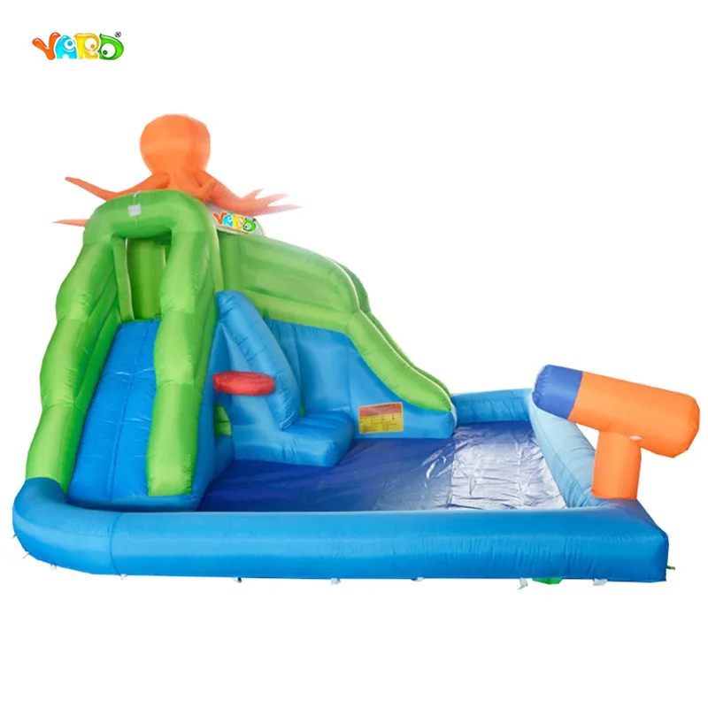 YARD Free Shipping New Arrival Pop Octopus Inflatable Water Slide For