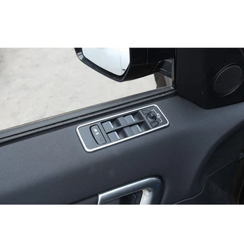 

4 X Door Window Switch Frame Cover Trim For Land Rover Discovery Sport 2015-18