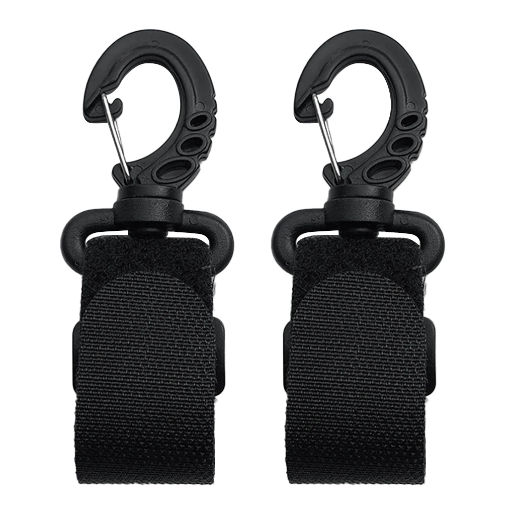 MagiDeal 2pcs Black Kayak Paddle Clip Canoe Boating Dinghy Keeper Holder Universal Easy to Attach Kayak Canoe Paddle Clips 