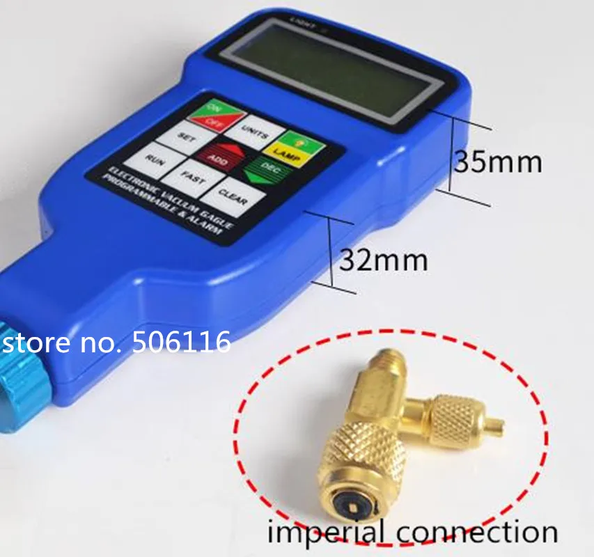 

WK-VG88 Multifunction Refrigerant Digital Programmable Vacuum Gauge