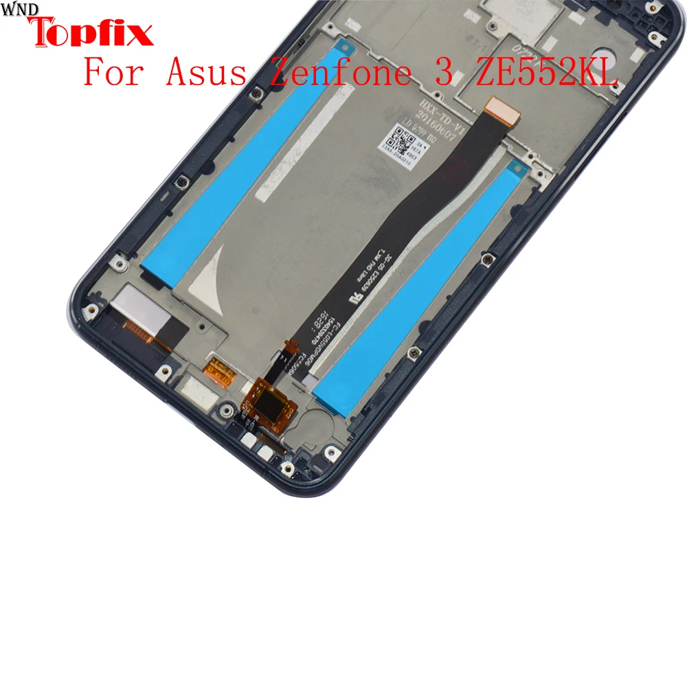 5.5Inch Original LCD Display Touch Screen Digitizer With Frame For Asus Zenfone 3 ZE552KL Z012D Z012DC Z012DA LCD Assembly      (1)