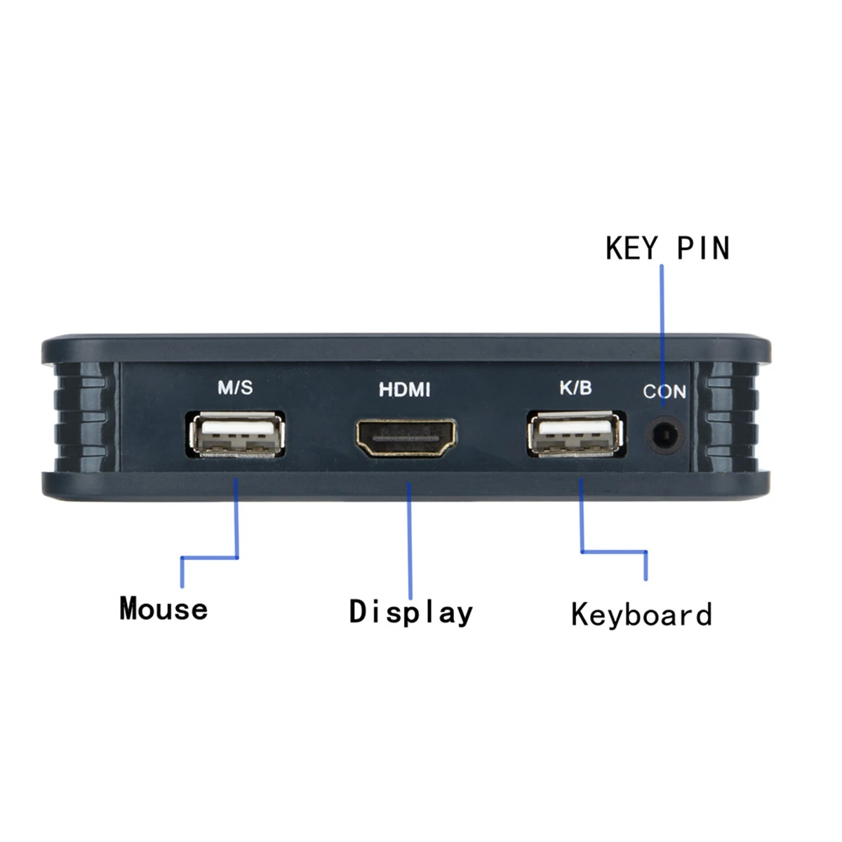 2 порта HDMI KVM переключатель с кабелями EL-21UHC