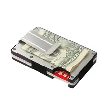 Металлический Мини зажим для денег, модный бренд, черная Кредитная карта ID Holde MAY9, Прямая поставка, Прямая поставка N21