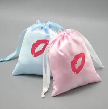 

Customized Logo Brand Packaging bags For Fit Makeup/Jewelry/Cosmetic/Gift/Wedding/Party/Hair/Wig/Bundles/Shoe Bag