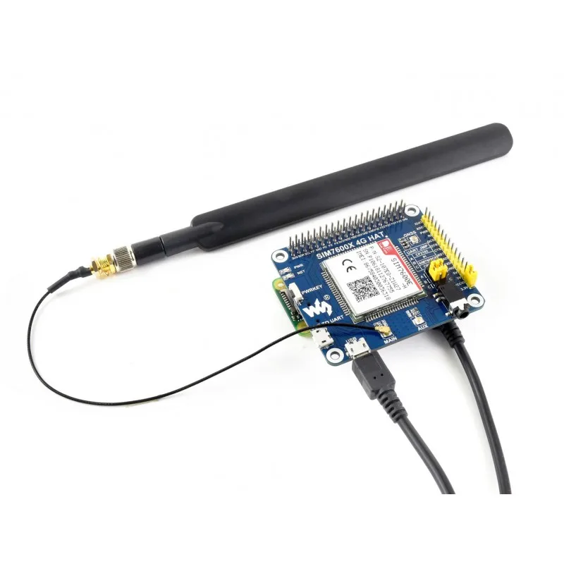 SIM7600E-H 4G GSM/GPRS/GNSS HAT поддержка передачи данных 4G/3g/2G связь для Raspberry Pi Zero W 3B 3B