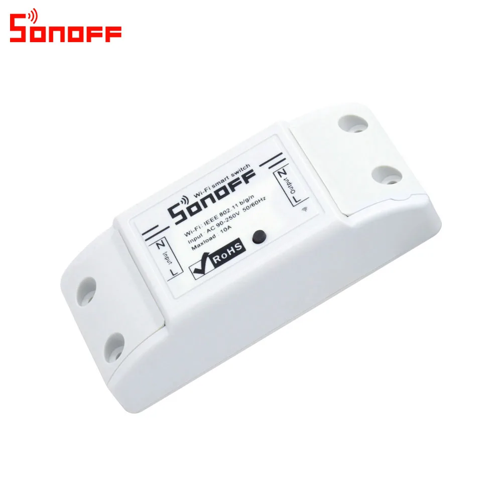 Itead Sonoff Basic R2 Wifi DIY умный беспроводной пульт дистанционного управления Domotica модуль контроллера света работает с Alexa Google Home eWeLink