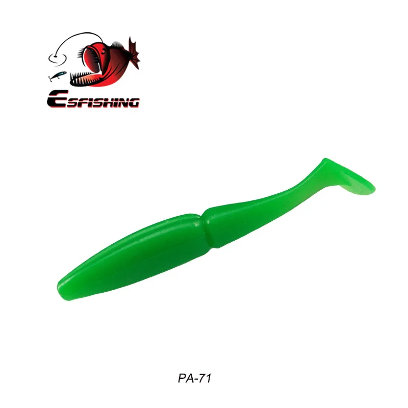 ESFISHING Easy Shiner Shad 125 мм 4 шт. 18 г рыболовные приманки джиг силиконовые приманки для ловли карпа Спиннербейт мягкие приманки - Цвет: PA71