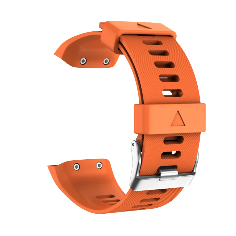 Прямая поставка силиконовые часы ремешок браслет+ инструмент винты для Garmin Forerunner 35 JLRJ88 - Цвет: Оранжевый