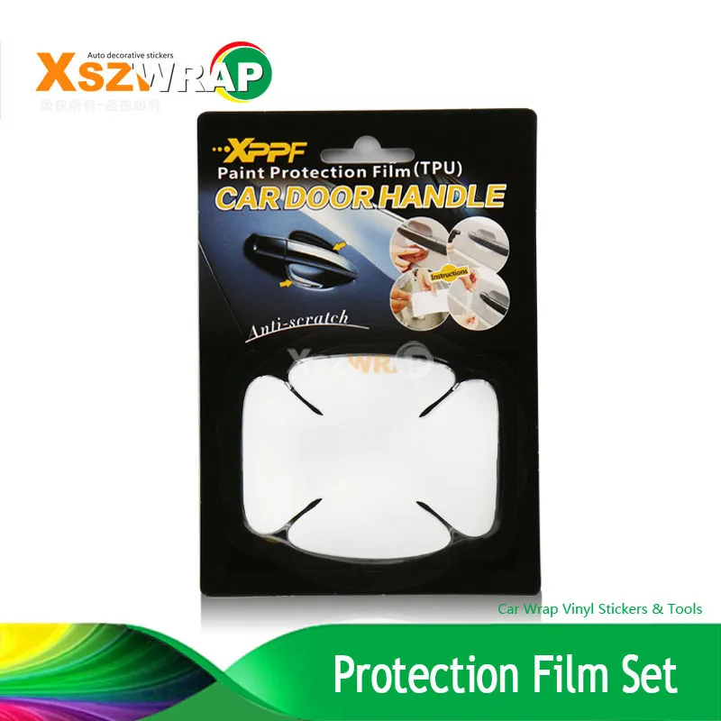 

(4 pieces/Set) Universal Invisible Car Door Handle Scratches Automobile Shakes Protective Vinyl Protector Films