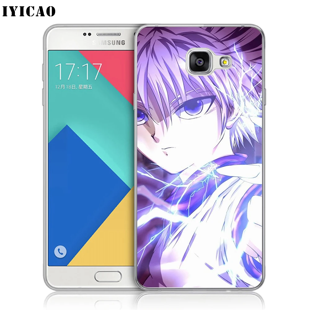 IYICAO Killua Zoldyck hunter x Мягкий силиконовый чехол для телефона Samsung A10 A30 A40 A50 A70 M10 M20 M30 TPU