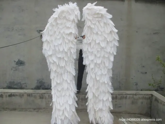 

Adult Outfit white Angel Wing creative Dress Up Costume Fashion Girls Feather Fairy Pretty Halloween Cosplay Wings Party Supplie