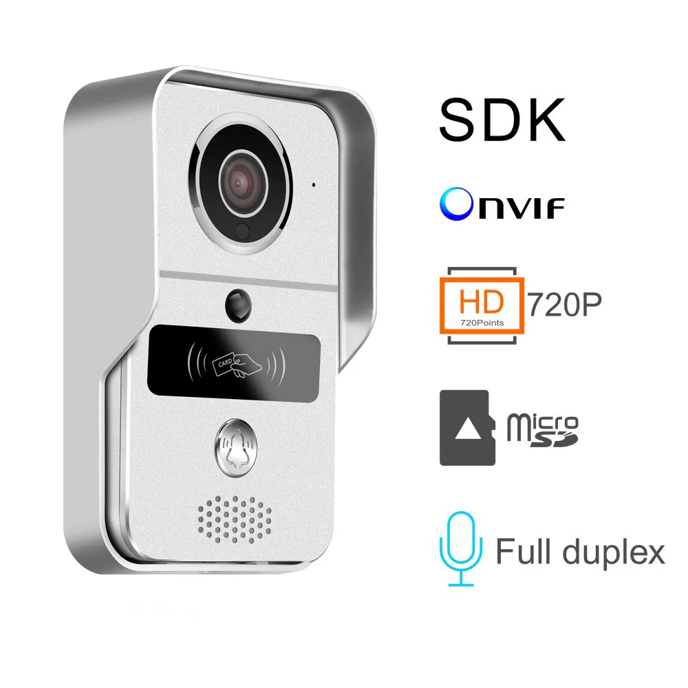 2017 Горячая Распродажа 720P умный дом Wi Fi видеодомофон 2 4G беспроводной с RFTD картой