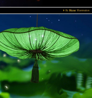 

New Chinese cloth creative modern pendant lamp living room lights restaurant D70CM