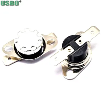 

High quality 250V 10A thermostat thermal protector 165 degree normal closed temperature control switch KSD301 20pcs