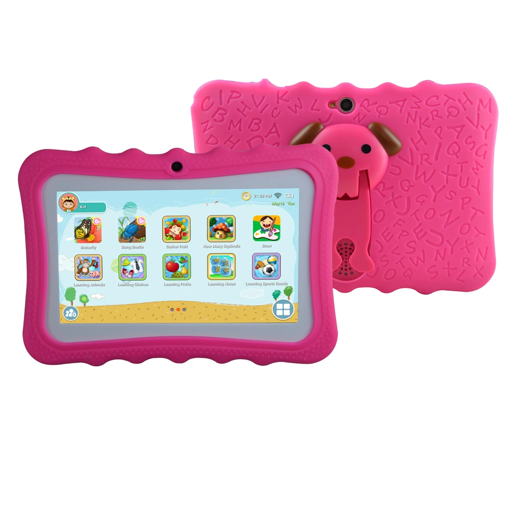 

SANNUO Tablet PC 7 Inch Android 4.4 Quad Core Tablet PC 512MB + 8GB Kids Learning Kids WiFi Tablet PC(pink)