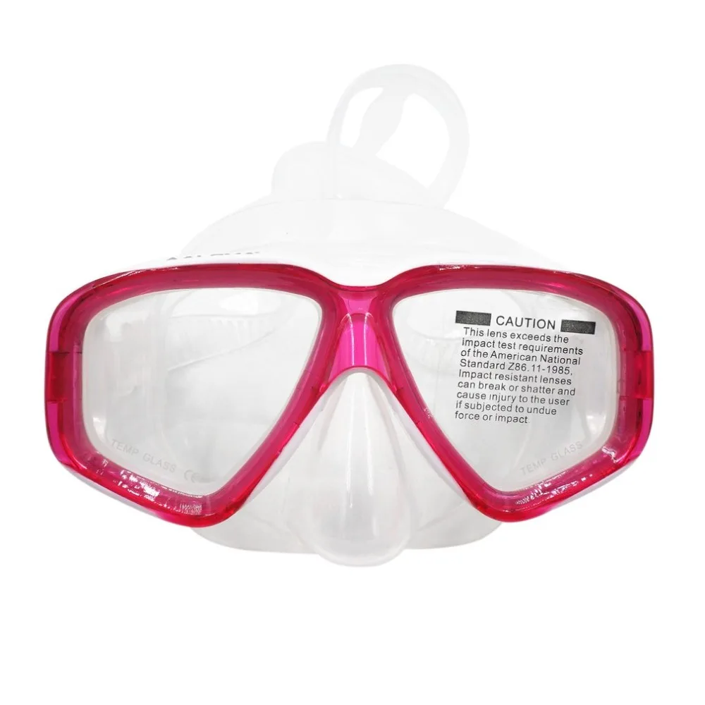 AM-308 взрослые двухслойные водонепроницаемые противотуманные прозрачные силиконовые большие площади очки-маска для ныряния аксессуары для