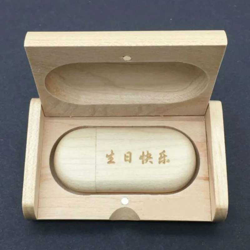 

over 20pcs free custom LOGO Creative Wooden USB Flash Drive Pendrive Memory Stick pen drive 128MB 4GB 8GB 16GB 32G wedding gift
