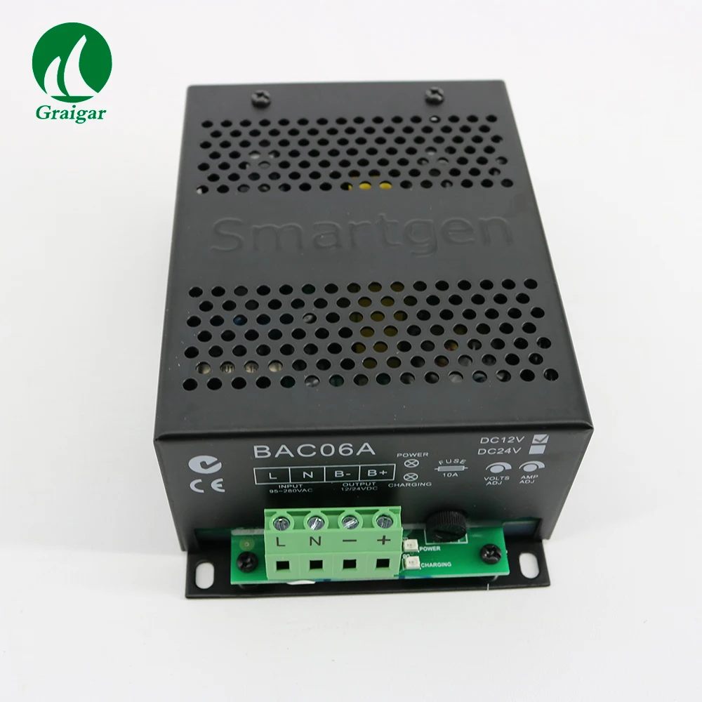Зарядное устройство Smartgen BAC06A-12V &amp 24 V AC напряжение (95 ~ 280) частота 50 Гц/60 Гц |