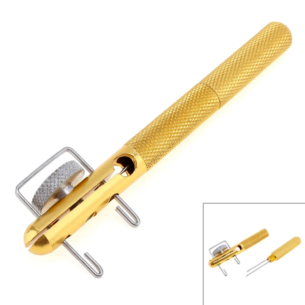 

Full Metal Fishing Hook Knotting Tool Golden Tie Hook Loop Making Device Hooks Decoupling Remover Fishing Accessory