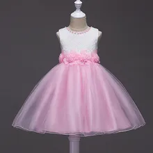 Новинка; Детские Платья с цветочным рисунком для маленьких девочек; платье принцессы на свадьбу, вечеринку, День рождения; летнее платье для девочек; коллекция года; vestido infantil; одежда для маленьких девочек