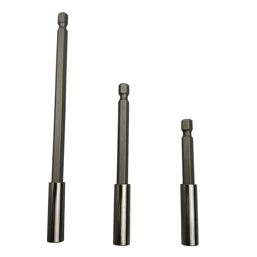 

3pcs 1/4 Inch Hex Shank Release Magnetic Extension Bit Holder Set Quick Change Screwdriver Connecting Rod 75 100 150mm
