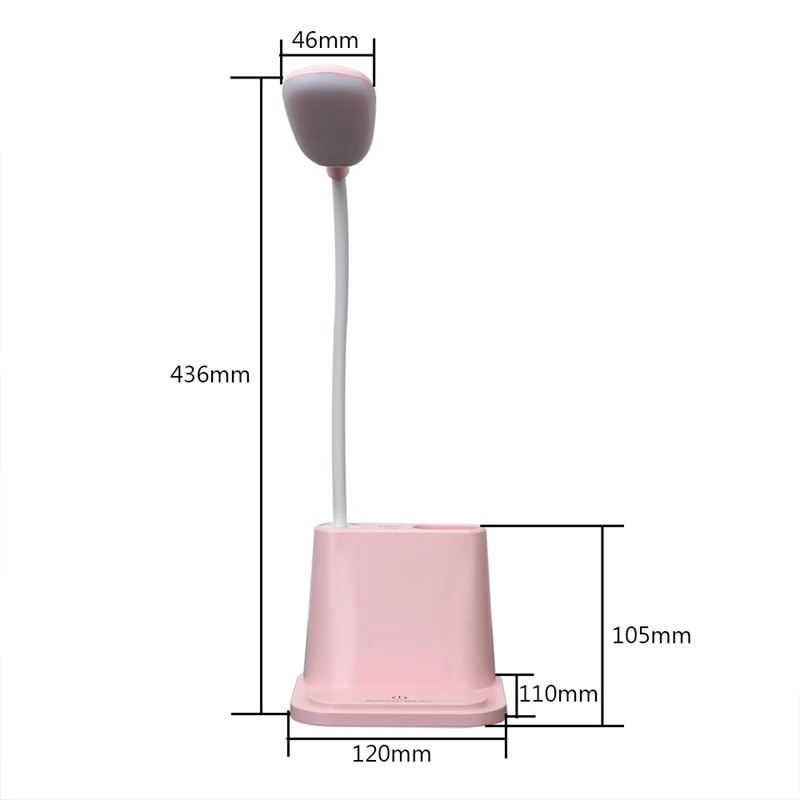 

Led Desk Light Student Reading Light Usb Rechargeable Table Lamp Adjustable Multi-Function Night Light Indoor Lighting