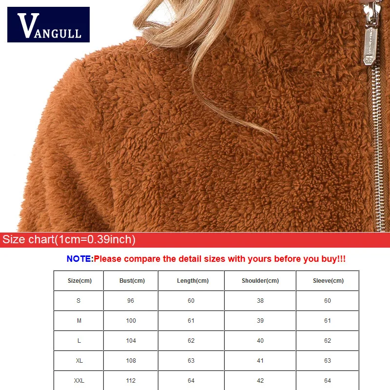 Vangull Velvet basic jacket coat Women warm casual Fur jackets female 2018 New Long Sleeve Female Zipper Overcoat Outerwear