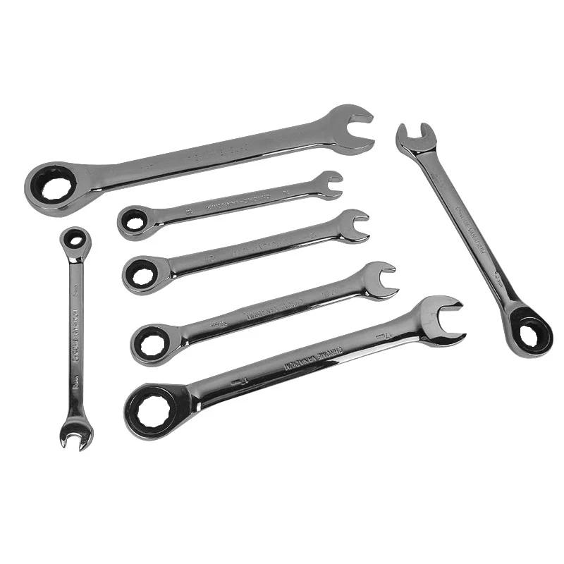 

Wrench Set Hand Tool Set Spanner Set 7PC Fixed Head or Movable Head Ratchet Torx Wrench 8,10,12,13,14,17,19mm Repair Tools Set