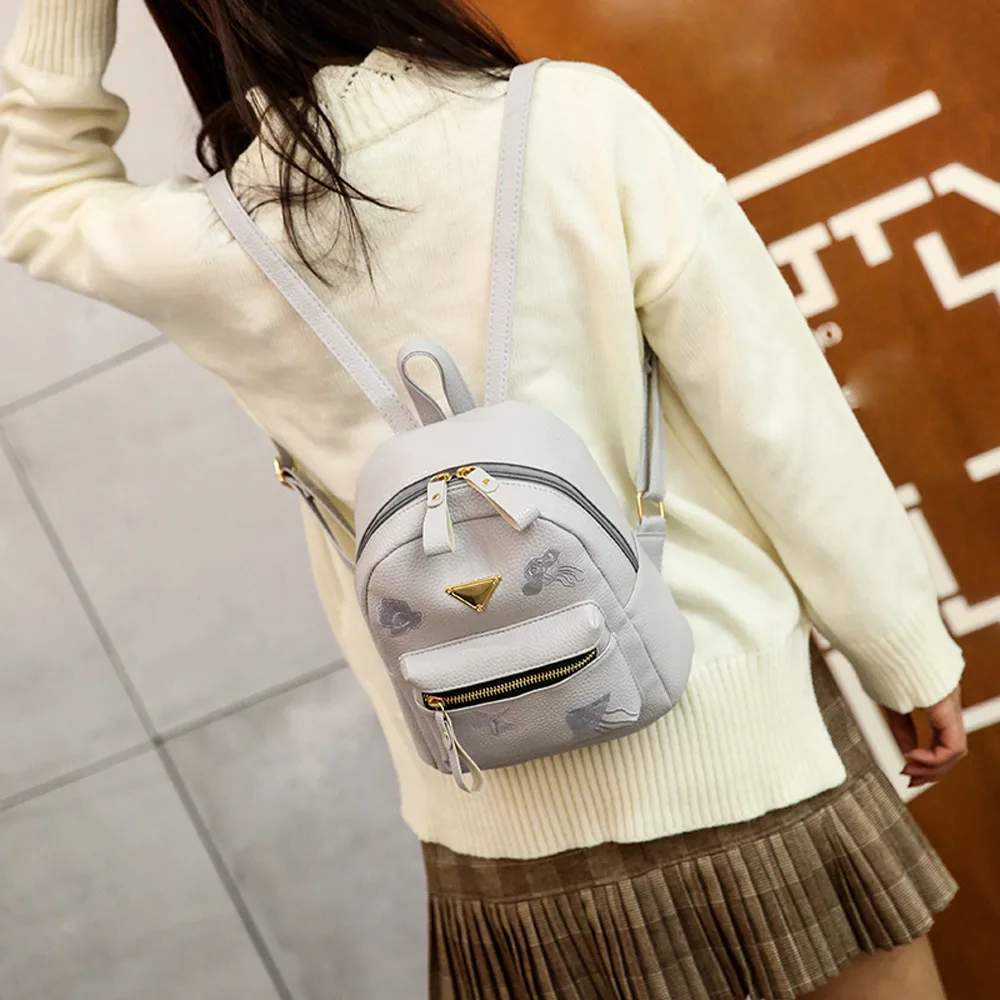 Женская школьная сумка для девочек маленький дорожный рюкзак сумка на плечо рюкзак mochila feminina# YL1